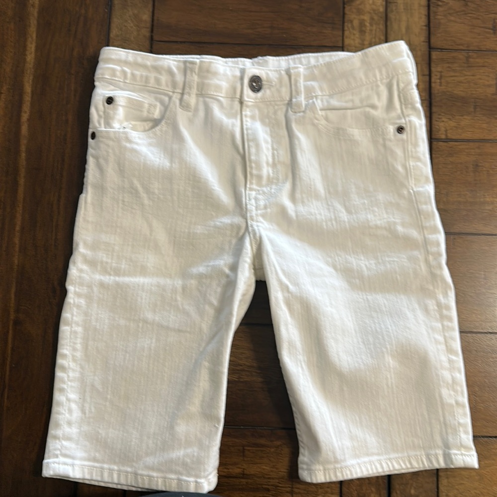 H&M white denim shorts for boy